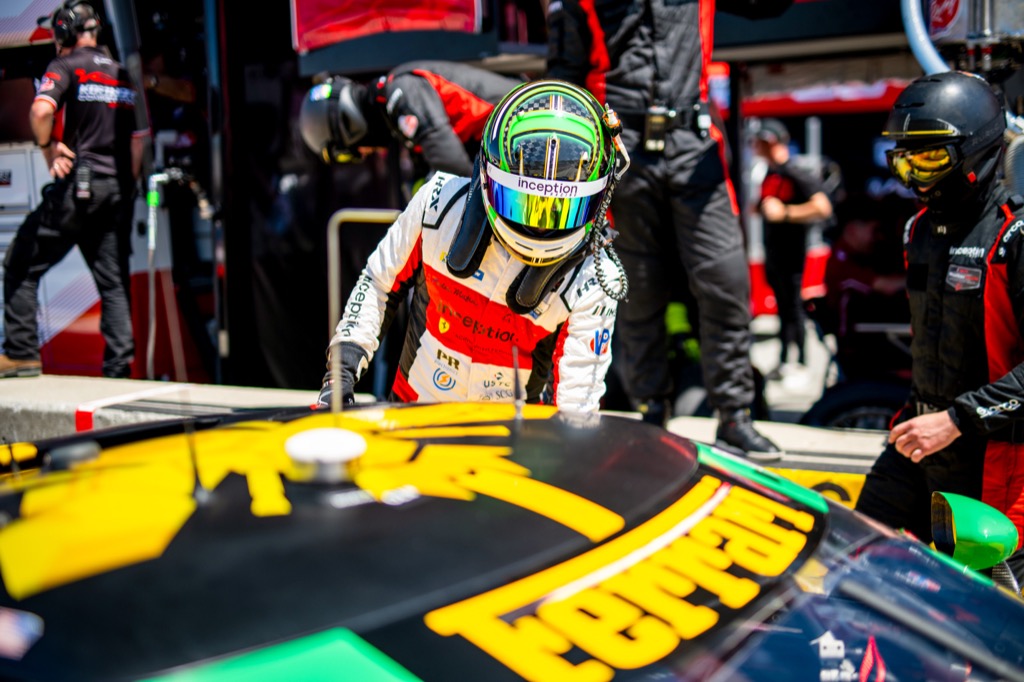 Trods god fart: Frederik Schandorff udgik på Laguna Seca
(Foto: Inception Racing)